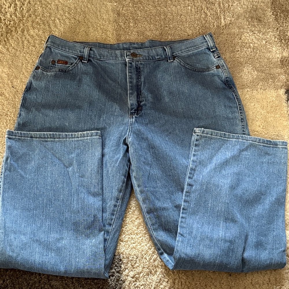 Lee Women's Blue Flare & Wide Leg Jeans 16 Short